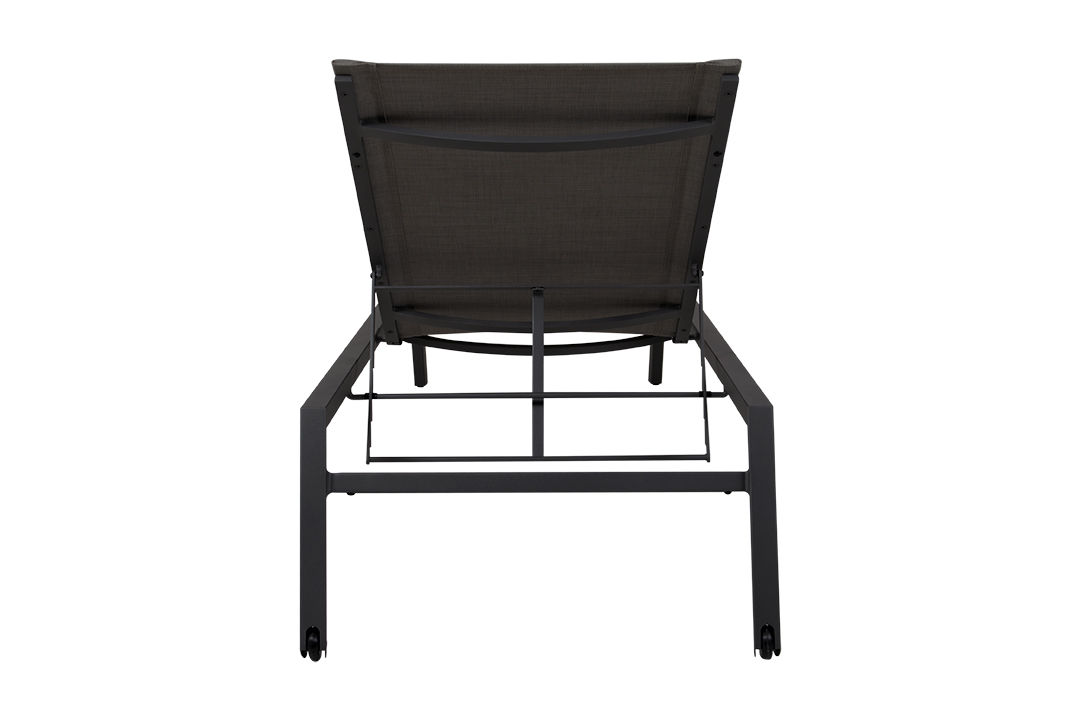 Cube Alu Stackable Sun Lounger, Slate